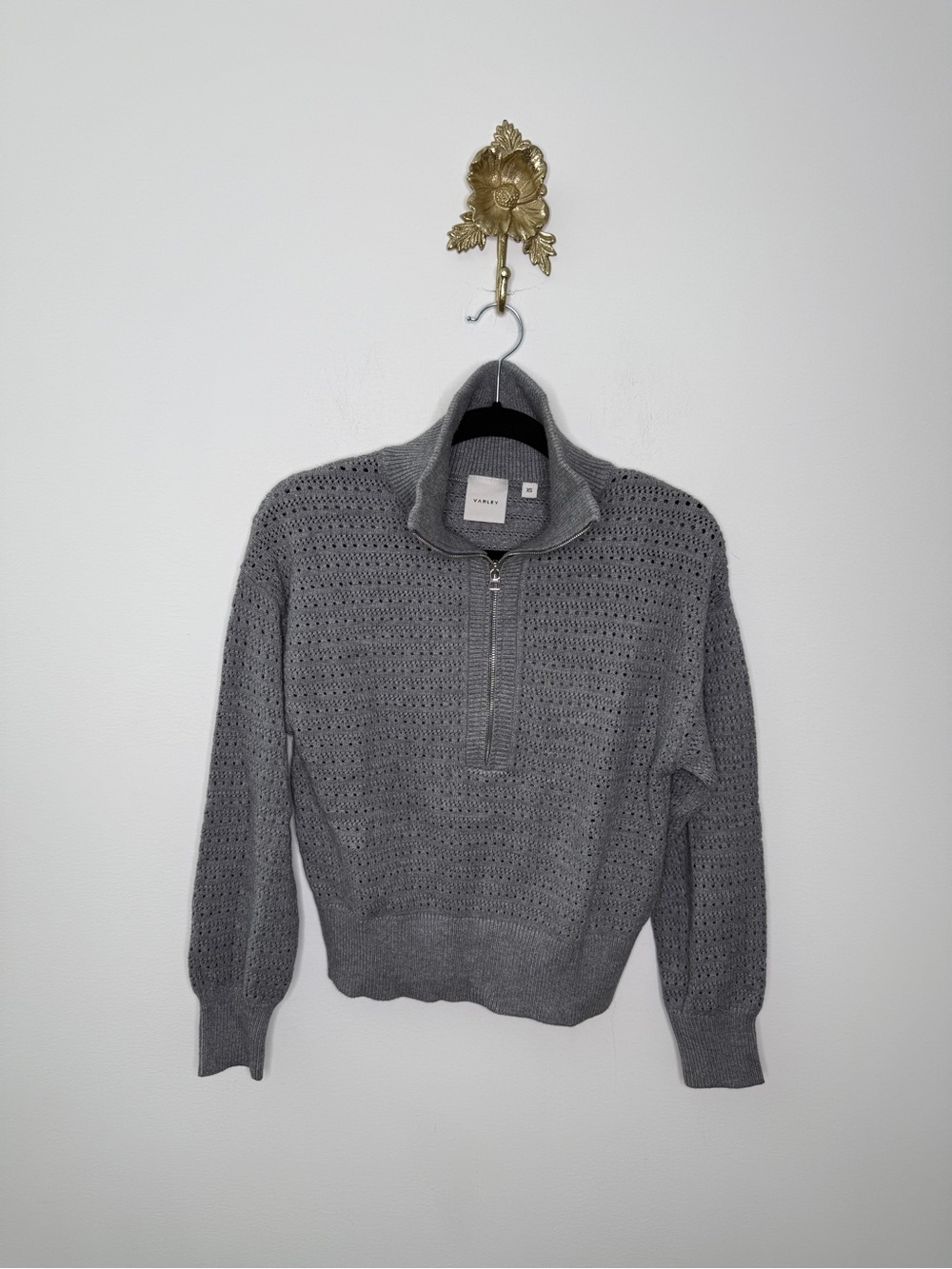 Varley Darla Half Zip Knit XS